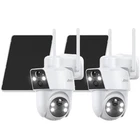 ANRAN 2K Dual Lens Solar Security Camera Wireless PTZ Outdoor Color Night Vision
