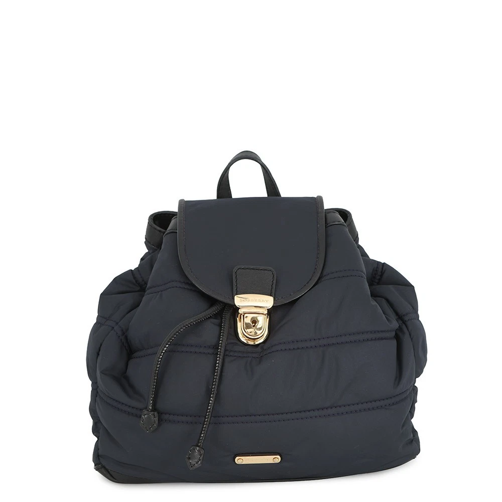 Burberry — BURBERRY Backpack Nylon/Leather Navy 3830888