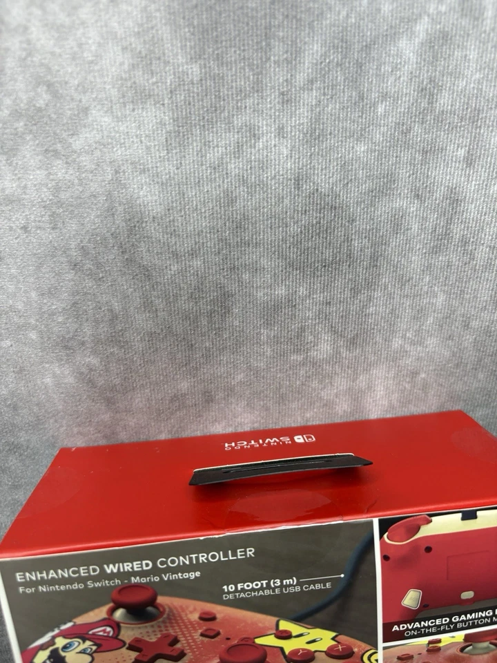 Nintendo Switch Red/Gold Super Mario Edition Wired Remote New - Image 4 of 4