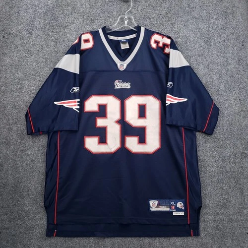 Reebok Onfield NFL Jersey Mens XL Extra Large Blue Patriots Danny Woodhead 39