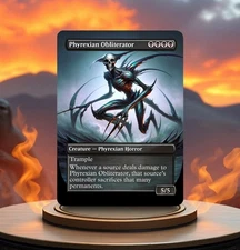 Phyrexian Obliterator Custom made Proxy game card
