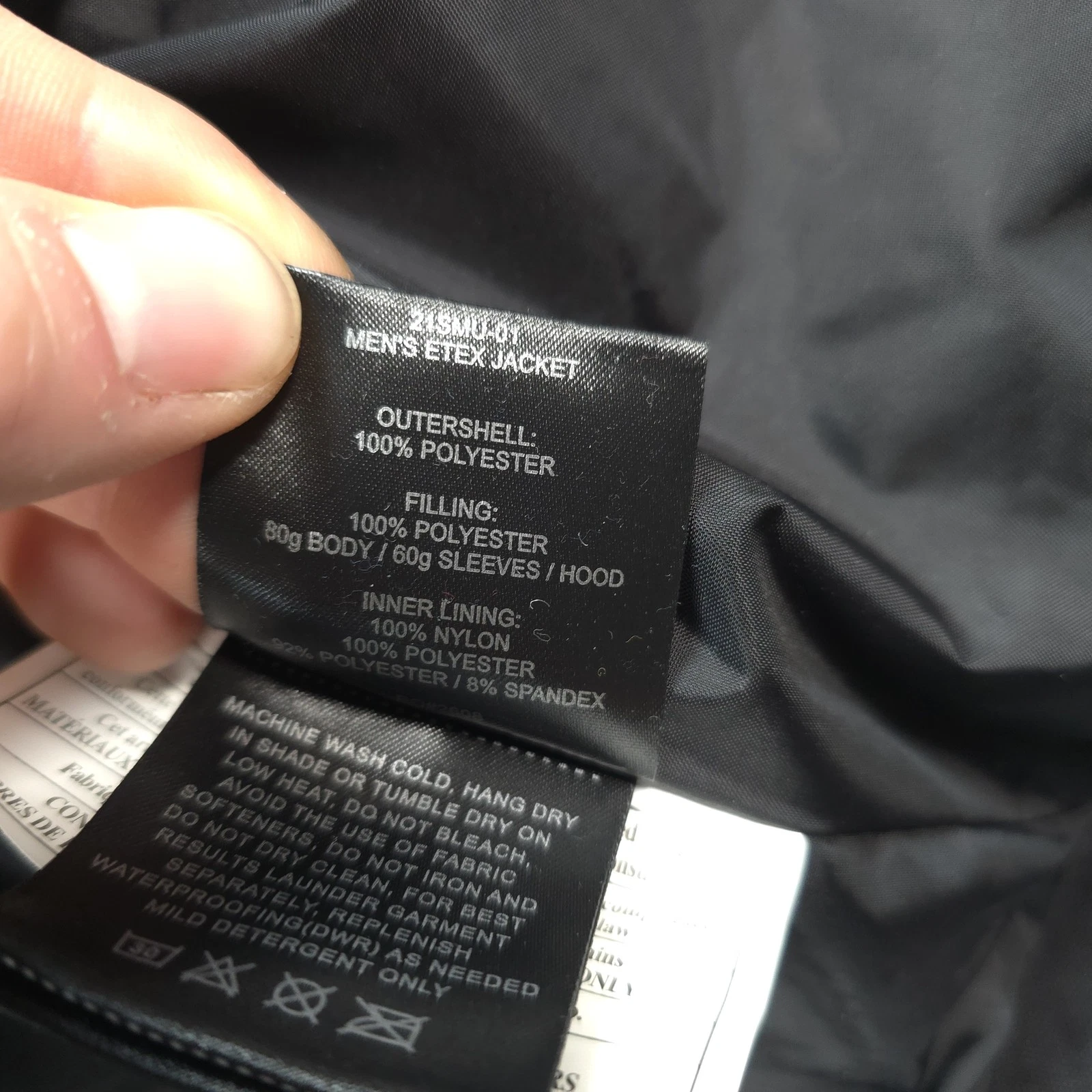 686 Jacket Mens Large Black Etex Hooded Insulated Ski Parka Outdoors Snowboard image 7