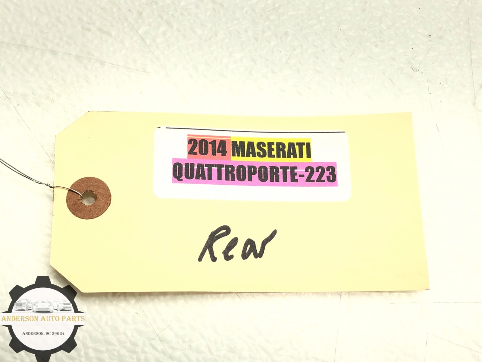 2014-2020 MASERATI QUATTROPORTE REAR AERODYNAMIC COVER GUARD PANEL OEM