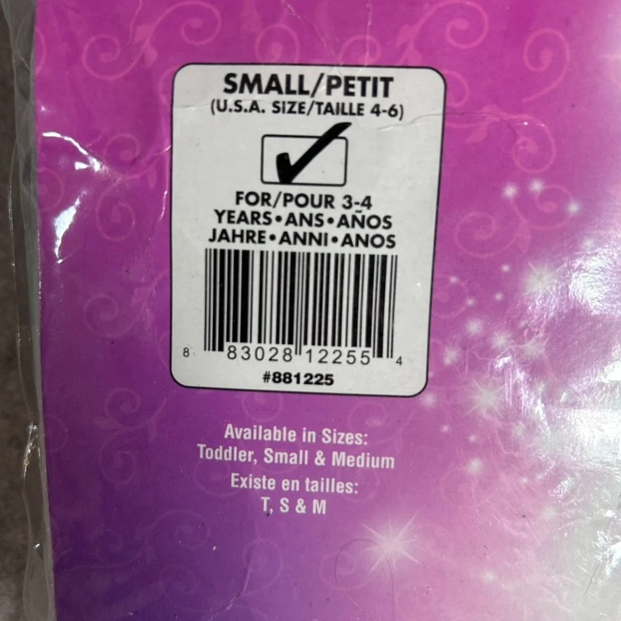 RUBÍES LET'S PRETEND Juvenil Caramelo Payaso Halloween Disfraz Vestir Talla Pequeña 4-6 Foto 2 de 4