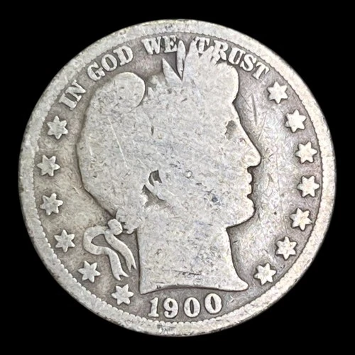 1900-S Barber Silver Half Dollar