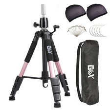GEX 55" Mannequin Tripod Stand Canvas Block Training Doll Manikin Head Wig St...