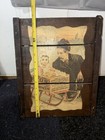 Vintage Raisinrak B TABBIT’S Soap Advertising Print On Wood Tray, 14x12” — photo 3