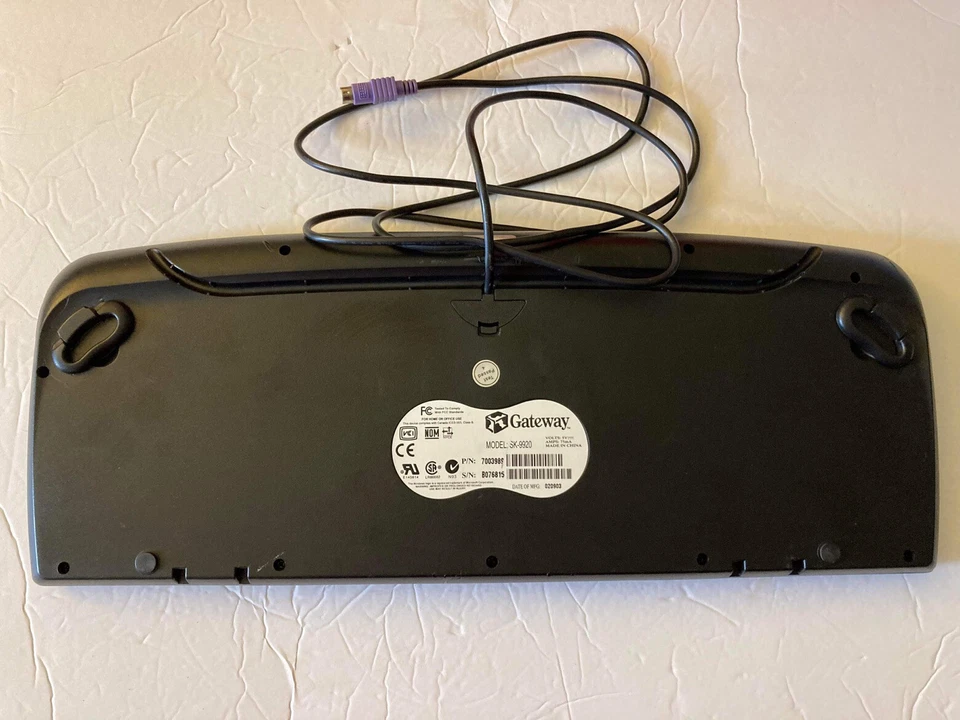 Teclado multimedia vintage Gateway SK-9920 PS/2 Foto 2 de 3