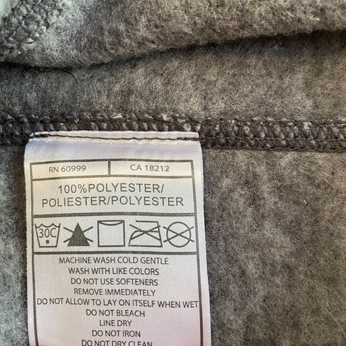 Cleveland Browns Men’s Antigua Charcoal Grey 1/4 Zip Pullover Jacket Size Medium - Picture 8 of 9