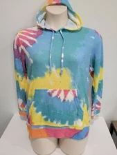 NWT Ebb & Flow Plus Size Pullover Tie Dye Hoodie- Size 2X