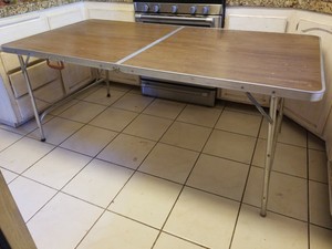 vintage camping table