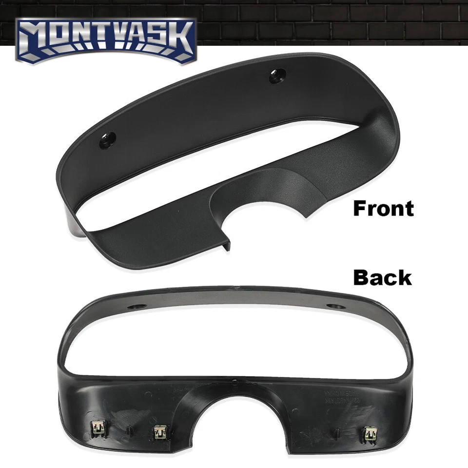 Fit For 1994-1996 Chevy Impala SS/Caprice Cluster Dash Trim Bezel Surround Black Foto 3 de 4