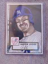 Aaron Judge Original Art Sketch Card 52 Topps Design 5 x 7  1/1 Qwasian Phillips