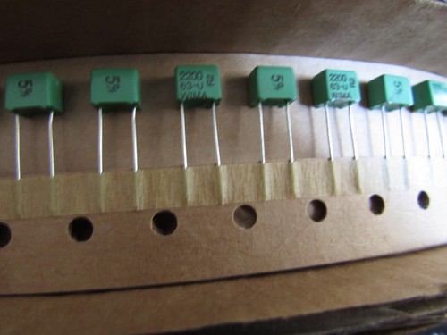 0.0022uF 2200pF 63V 5% WIMA FKP-2 Radial Polypropylene Film Capacitor 10pcs USA - Picture 2 of 9