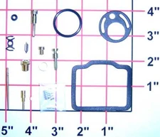 TWO 2 NEW Carb Carburetor Rebuild Kits Honda CB160 Jet Needle Seat Gasket Kit