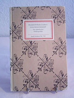 08 126 Insel Bücherei Nr. 700 Friedrich Wilhelm Zachariä Der Renommist Ein ... - Bild 1 von 4