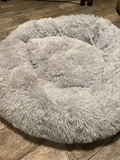 Calming Dog Bed 36  x 36  Large,Brown Supports Better Sleep,Pressure Joint Relief