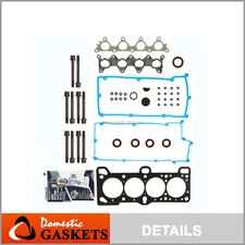 Head Gasket Set Bolts Fit 06-11 Hyundai Accent Kia Rio 1.6 DOHC G4EC G4ED