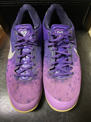 Nike Kobe 8 System Playoffs Purple Platinum Shoes - Sz. 14 - 555035-500!!!??