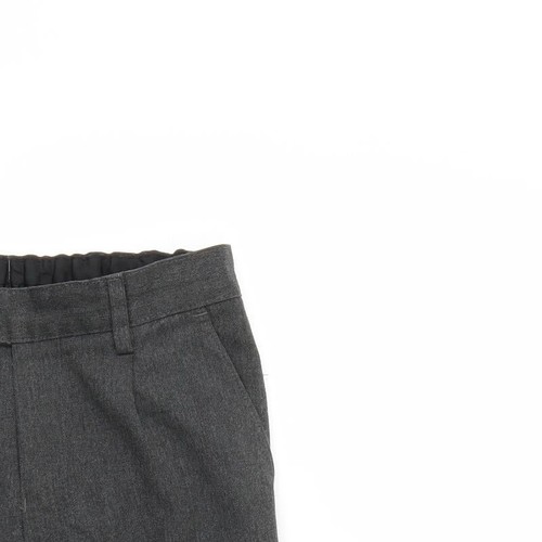 Marks & Spencer Boys Grey Polyester Blend Cropped Trousers Size 7-8 Years - Picture 4 of 12