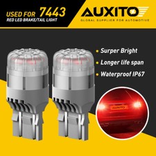 Auxito 7443 7444 Red Led Bulbs Brake Tail Stop Parking Light 7440 T20 Canbus New Auxito 7443 7444 Red Led Bulbs Brake Tail Stop Parking Light 7440 T20 Canbus New