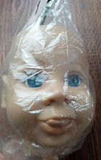 Syndee's Crafts Medium Jaya Doll Head Green Eyes Item 32210 Vinyl 1990