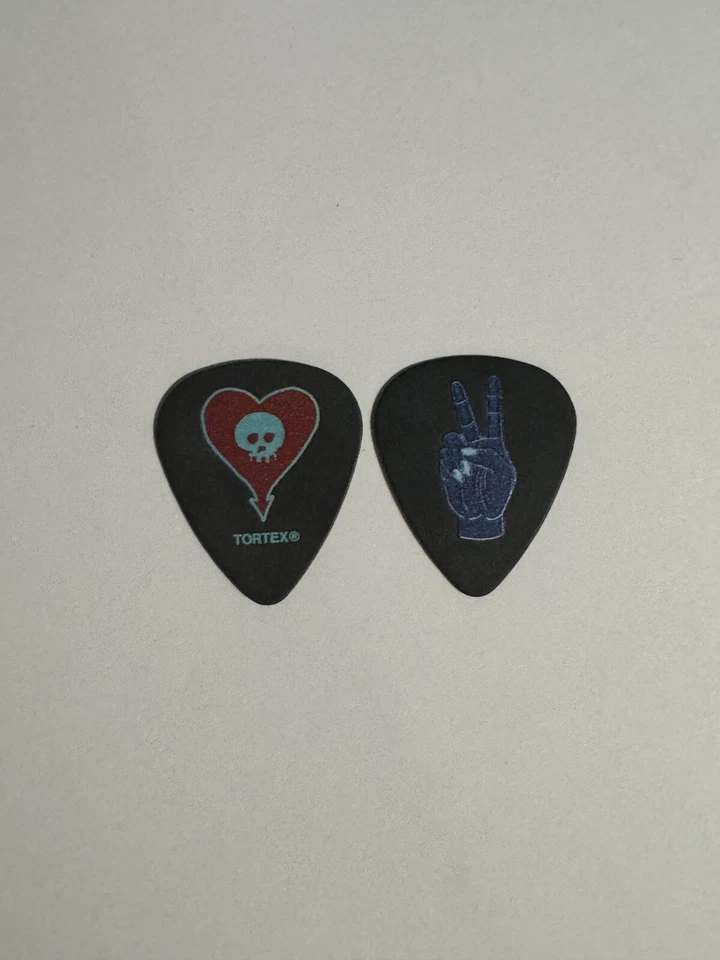 ALKALINE TRIO Matt Skiba Tour Edición Guitarra Pick Blink 182 Raro Foto 3 de 3