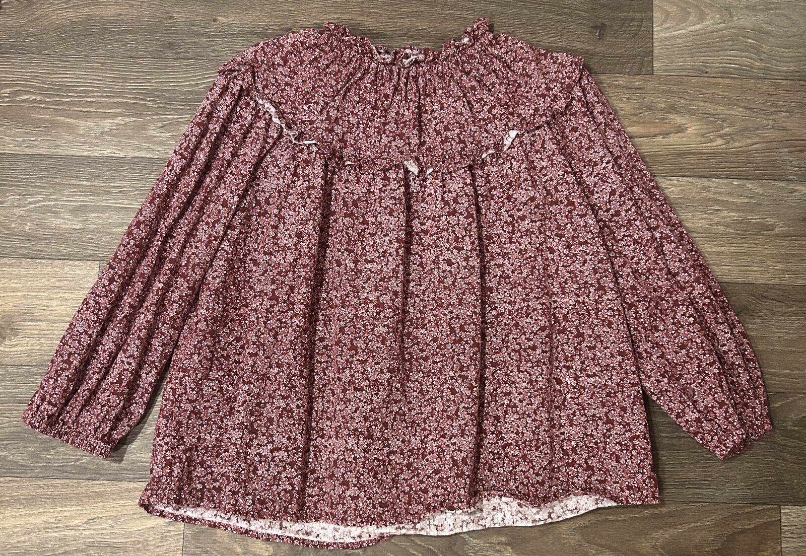 Universal Thread Top Medium Ruffle Baby Doll Wome… - image 1