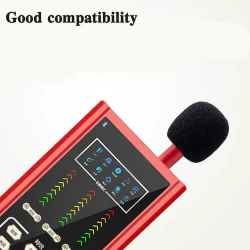 4 Stück Rot Mini 3,5 mm Klinke Stereo Sprachmikrofon Mikrofone Dreipolig für Recorder - Bild 4 von 8