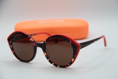 NEW WOOW SUPER VISION 1 COL 0102 PINK PURPLE TORTOISE SUNGLASSES W/CASE 51-20