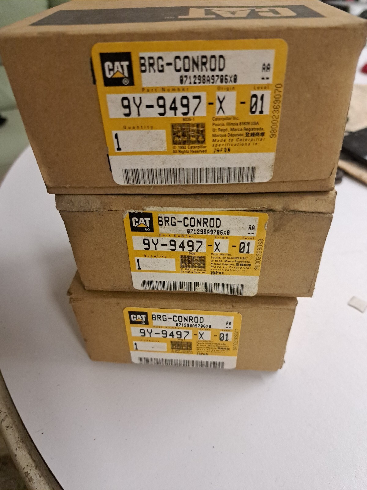 Caterpillar OEM Part 9Y9497 Rod Bearing STD IPD Aftermarket brand