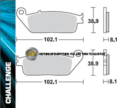 FOR HONDA CB F HORNET 600 2011 11 FRONT SINTERED BRAKE PADS BRAKING METAL