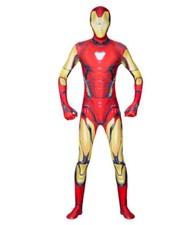 Superhero Iron Man Spider Man Cosplay Costume Suit Bodysuit Kids Halloween Party