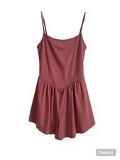 Pink Beaully Women's One Piece Sleeveless Romper Sz Medium