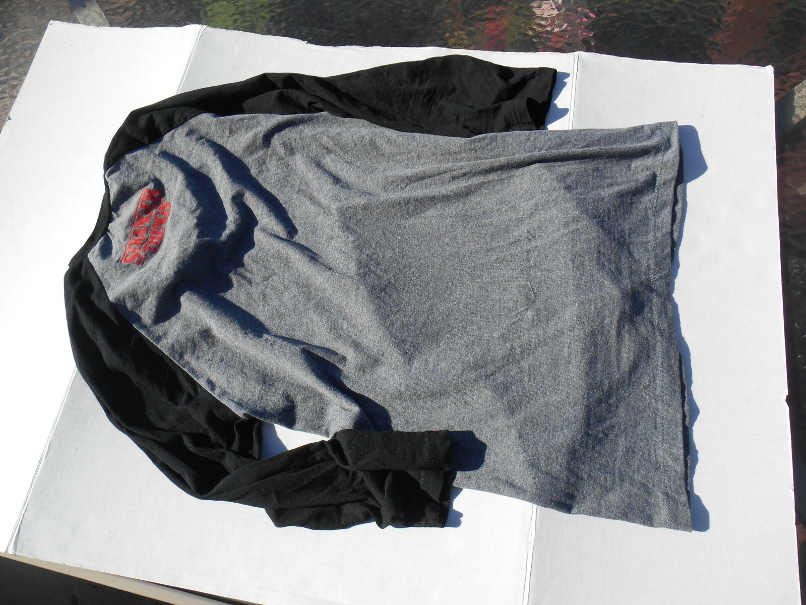 Stranger Things Upside Down Baseball T Shirt Size… - image 3