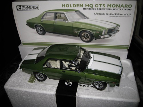 Classic 1 18 Holden Hq Monaro Gts 350 4dr Monterey Green White Stripes Aerox Es Classic 1 18 Holden Hq Monaro Gts 350 4dr Monterey Green White Stripes Aerox Es