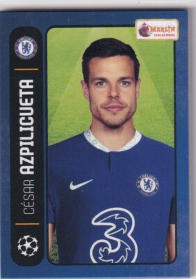 Topps Merlin Heritage 98 2022-23 Fußball No. 119 Cesar Azpilicueta