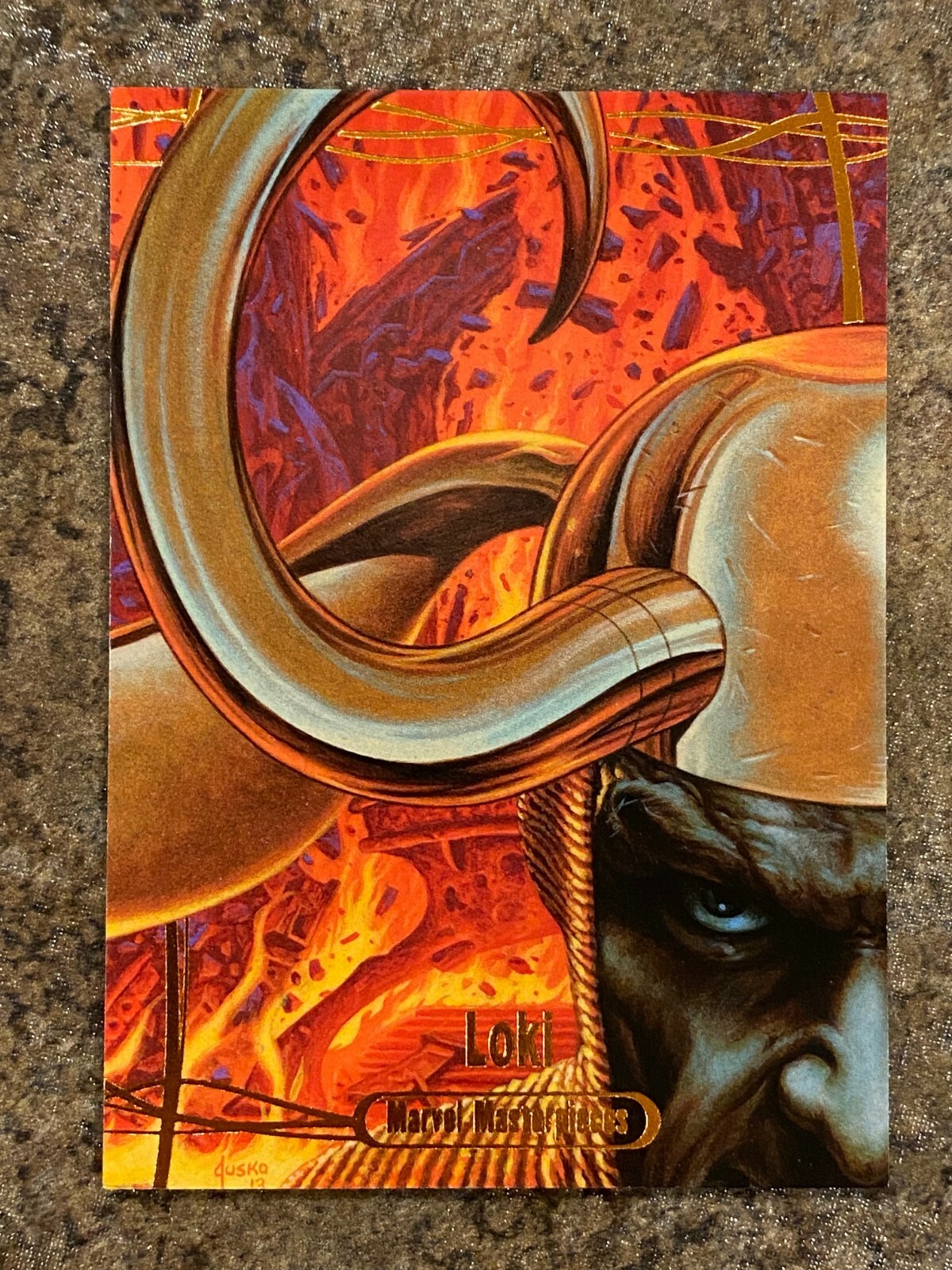 2016 Marvel Masterpieces Orange #60 Loki 49/99 Single Single Tier 2 NM/M😍*