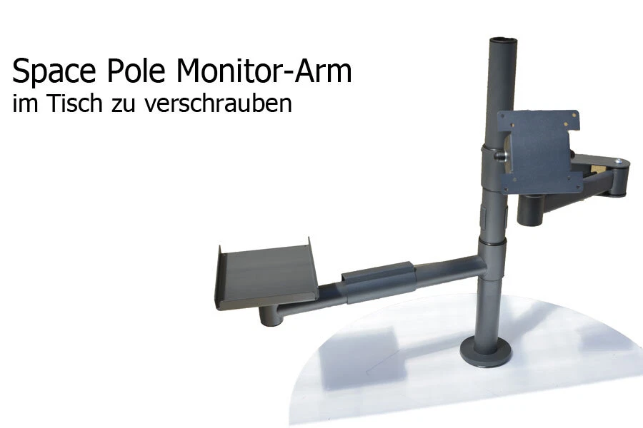 SPACE POLE CONRAD001-05 SP2-450mm VESA 100 MONITORARM SCHWENKARM F DRUCKER M945 - Bild 3 von 4