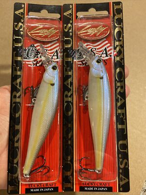 (2) Lucky Craft Pointer 100 SP Jerkbaits, Chartreuse Shad Slow Suspending
