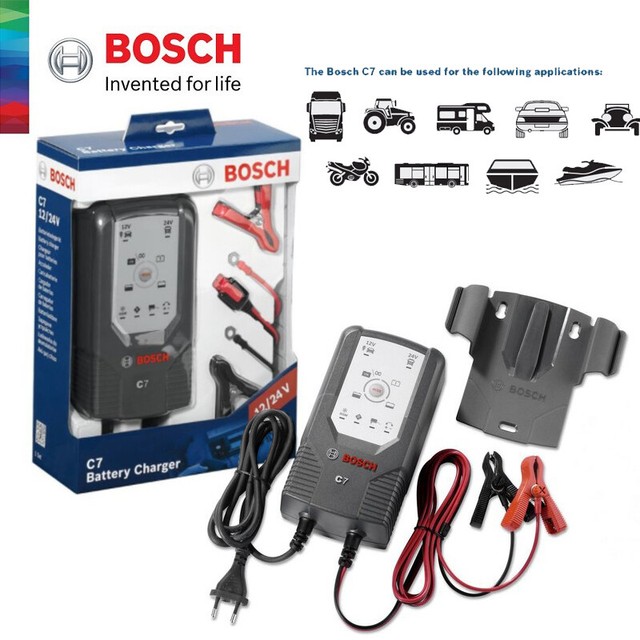 Car Battery Charger Bosch C7 12 24v For Sale Online Ebay