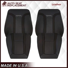 2010 2011 2012 2013 2014 Ford F150 Raptor SVT Real Leather Seat Covers In Black