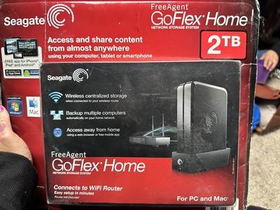 New! Seagate FreeAgent GoFlex Home 2TB Network Storage System PC & MAC