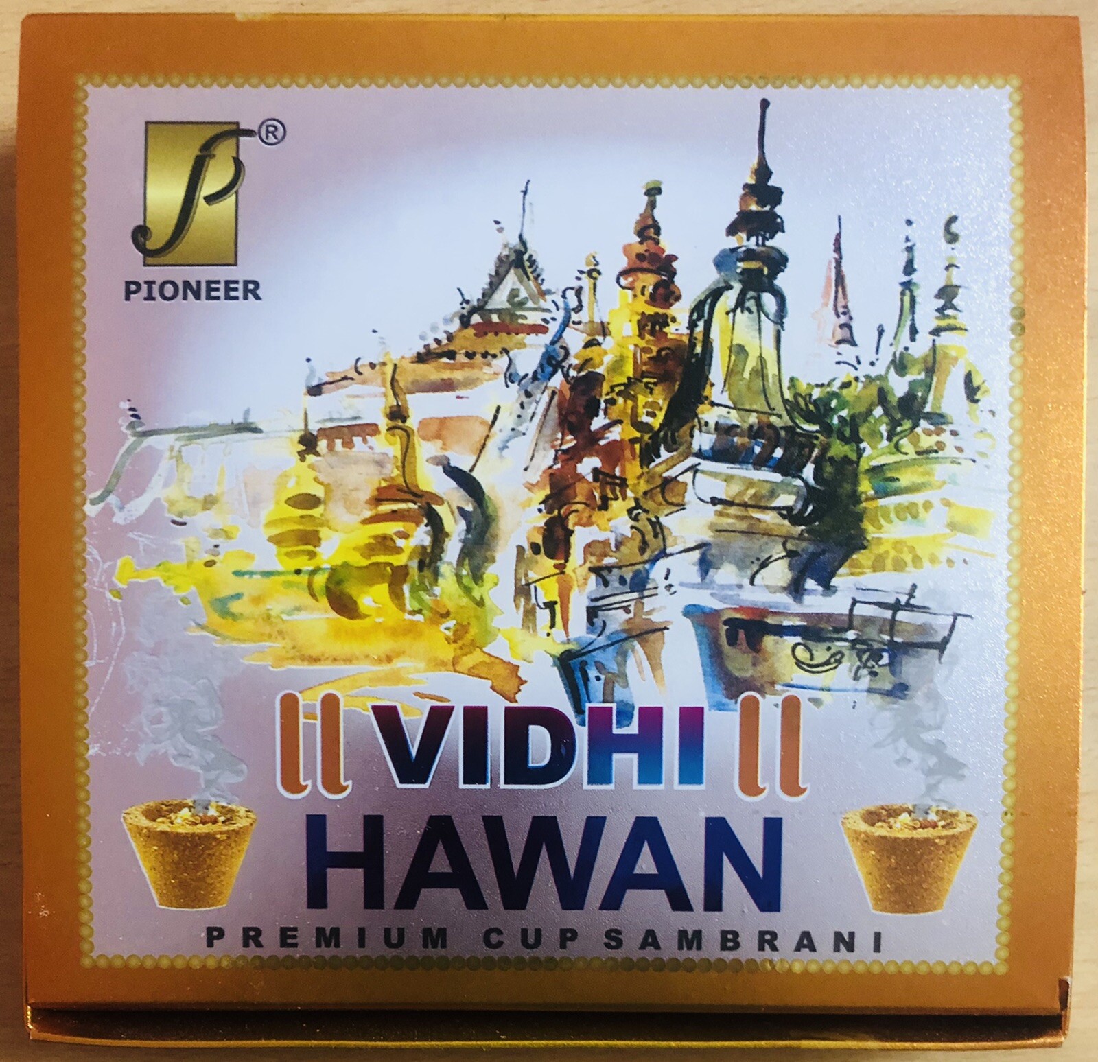 Encens En Tasses Sambrani Benzoin AARADHANA - Lot De 12 - Fait Main En Inde, 2022