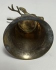 VINTAGE BRASS DEER ELK STAG HEAD STIRRUP CUP GOBLET, 5 1/2”H, head 4" rim 3 1/4" — photo 4