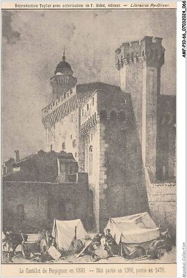AMFP10-0738-66 - Le Castillet de PERPIGNAN en 1830 - Bati Teil en 1368 -