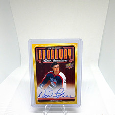 Upper Deck 2025-26 Rangers Centennial Nick Fotiu Broadway Blue Sig Auto #BBS-NF