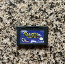 Shrek Reekin Havoc GBA Game boy Advance SP TESTED & WORKS