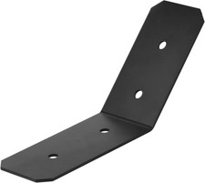 4 Pcs Flush inside 45-Degree Angle Bracket for 4X4 Wood Post Lumber Connector, 1