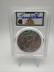 2019 $1 Silver Eagle PCGS MS70 First Strike Legends of Life Lenny Wilkens Signed